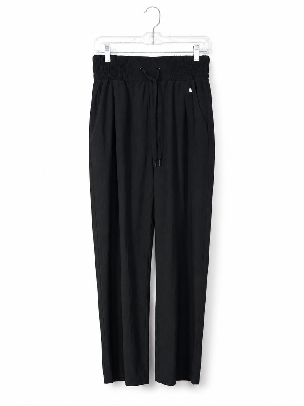 Cali Sport Pants Womens Large Wide Leg Slicky Comfy Elastic Waist Athleisure